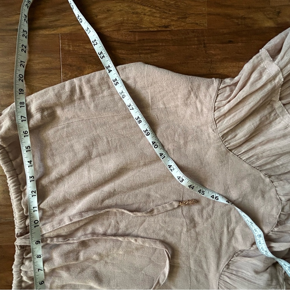 Free People Tiered Ruffle Midi Skirt - Like A Mermaid Style - Mauve/Lilac Size M - Picture 7 of 9